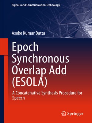 cover image of Epoch Synchronous Overlap Add (ESOLA)